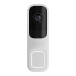 Sonerie video cu AI integrat, senzor PIR si control prin aplicatie, 4MP, alb - AJAX - imagine 2