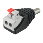 Conector de alimentare tata, 12V, cu terminal rapid - OEM SDC-KAT