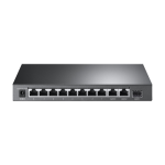 Switch 8 porturi PoE, 3 Gigabit, 124W, desktop, fanless  - TP-LINK TL-SL1311MP - imagine 2