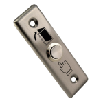 Buton de iesire inox, incastrabil, 12Vcc, 3A, rezistent la 500.000 cicluri - CSAccess CSB-28