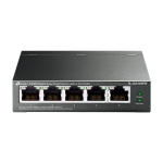 Switch Easy Smart cu 5×Porturi Gigabit din care 4×Porturi PoE+, 65W - TP-LINK TL-SG105PE