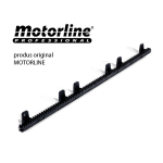 Cremaliera din teflon cu insertie metalica Motorline CRM5, 1 m, 500 Kg