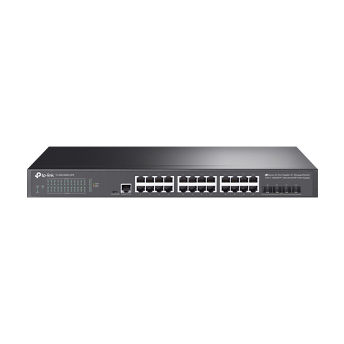 img31637large Switch L2+, 24 x RJ45 1G, 4 x SFP+ 10G, Alimentare Baterie 12V, Management - TP-Link - imagine 1