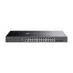 Switch 24 porturi Gigabit, 4x 10G SFP, UPS, L2+ Managed - TP-LINK TL-SG3428X-UPS