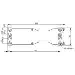Placa montaj pentru DC200/DC300/DC500/DC700 - ASSA ABLOY - imagine 2