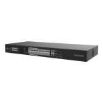 Switch 16 porturi PoE, 2 x Combo Uplink RJ45/SFP gigabit, Unmanaged - UNV - imagine 3