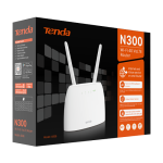 Router 4G, Wi-Fi, N300, 2.4GHz, 1 x SIM, 2 x RJ45 10/100 Mbps, 1 x RJ11 - TENDA - imagine 4