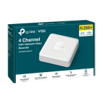 NVR 4K, 4 canale max. 8MP, 4 porturi PoE, Audio IN/OUT, Speaker, 1 x SATA - TP-Link VIGI - imagine 2