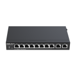 Router 8 x RJ45 1G PoE, 2 x RJ45 1G, Buget PoE 110W, Multi-WAN, Cloud Management - Ruijie