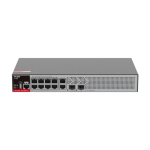 Switch L2+, 8 x RJ45 1G PoE, 2 x SFP 2.5G, 2 x RJ45 1G, Cloud Management - Ruijie