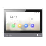 Post videointerfon IP WiFi 7 inch ecran tactil, microfon si difuzor, slot card, PoE - HikVision DS-KH8381-WTE1/SF - imagine 3