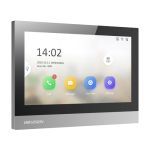 Post interior interfonie video IP, ecran tactil, comunicare bidirectionala - HikVision DS-KH8380-WTE1