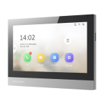 Post interior interfonie video IP, ecran tactil, comunicare bidirectionala - HikVision DS-KH8380-WTE1 - imagine 2