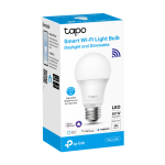 Bec smart Wi-Fi, lumina naturala 4000K ajustabila, 806 lm, E27 - TP-Link Tapo - imagine 2