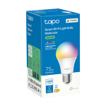 Bec LED RGB inteligent, Wi-Fi, E27, 8.6W (75W), 1055 lumeni, lumina colorata - TP-Link TAPO L535E - imagine 2