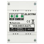 Doza derivatie video 4 iesiri, conectori RJ45, G3 - ELECTRA