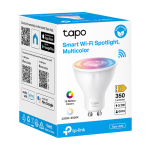 Bec LED RGB inteligent, Wi-Fi, GU10, 3.7W, 350 lm, lumina 2200-6500K - TP-Link TAPO L630 - imagine 2