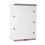 Cutie distributie IP67 din ABS gri, usa mata, placa metalica, 400x600x200 mm