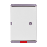 Cutie distributie IP67 din ABS gri, usa mata, placa metalica, 200x300x130 mm - imagine 2