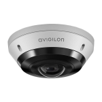 Camera IP H6A Fisheye, 8MP, lentila 1.4 mm, wide 360°, IR 17m, Analiza video, IP67 - Avigilon