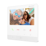 Monitor videointerfon TCP/IP, TFT LCD 4.3 inch, 9 butoane touch, PoE - HikVision DS-KH6100-E1 - imagine 3
