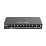 Router 8 x RJ45 1G PoE, 2 x RJ45 1G, Buget PoE 110W, Multi-WAN, Cloud Management - Ruijie