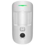 Detector de miscare PIR cu camera, Superior MotionCam HD (PhOD) anti-masking, wireless, alb- AJAX
