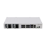 Switch 2 x QSF28 100G, 8 x SFP28 25G, 2 x RJ45 100 Mbps, 802.3bt PoE In, 1U - MikroTik
