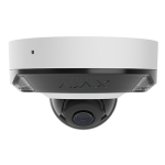 Camera mini dome IP 8.0MP, lentila 2.8 mm, IR 15m, WL 15m, PoE, alb - AJAX