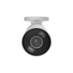 Camera supraveghere exterior IP Ajax BulletCam, 5 MP, 2.8 mm, IR 35 m, microfon, slot card, detectie om/vehicul/animal prin AI, PoE, alb
