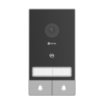 Kit video-interfon 2 familii, 2 x monitor tactil 7", camera 2K, audio, IR 6m, Wi-Fi6 - EZVIZ - imagine 2