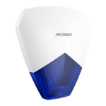 Sirena de exterior cablata, albastra, 12V, 105dB/30cm, IP54 - HikVision DS-PS1-B