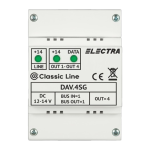 Doza derivatie video DAV.4SG Classic 4 iesiri - ELECTRA