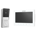 Kit videointerfon analogic 7inch, camera, conectare 2 fire - HIKVISION