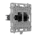 Modul ethernet(LAN) perete, negru, AJAX