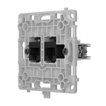 Modul ethernet(LAN) perete, negru, AJAX - imagine 3