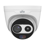 Camera Termica Dual Spectrum Lighthunter, 4MP, lentila 2.6mm, IR 30m, Audio, Analiza video, Alarma - UNV