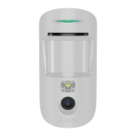 Detector de miscare PIR cu camera, Superior MotionCam AM (PhOD) anti-masking, wireless, alb - AJAX - imagine 2