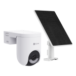 Camera IP Wi-Fi6 & 4G PT + Panou solar 5W, 2K+, baterie 5.200 mAh, Audio, IR+WL 15m, Alarma - Ezviz