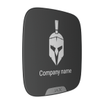 Placa personalizare logo pentru sirena de exterior StreetSirenLogo, negru 1 buc. - AJAX - imagine 2