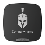 Placa personalizare logo pentru sirena de exterior StreetSirenLogo, negru 1 buc. - AJAX - imagine 3