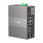 Switch industrial 4 x RJ45 1G PoE+/PoE++, 1 x SFP 1G, 1 x combo SFP/RJ45 1G, Managed - TP-Link Omada - imagine 3