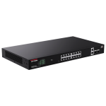 Switch 16 x RJ45 1G PoE, 2 x SFP 1G, 2 x RJ45 1G, Management, 1U - IP-COM - imagine 3