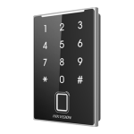 Cititor control acces cu tastatură, card, amprentă și QR, IP65 - HikVision DS-K1109DKFB-QR - imagine 3
