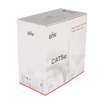 Cablu UTP cat5e 0.45mm, cupru integral, cutie 305 metri, ECA - UNV
