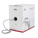 Cablu UTP cat.5E, diametru conductor 0.45mm, cupru integral, 305m - UNV Cables CAB-LC2100B-E-IN