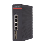 Switch 4 Hi-PoE RJ45 + 2 SFP, Full Gigabit, smart management, 300W - HikVision DS-3T1506HP-SI-4P2F