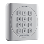 Cititor card cu tastatura, ID EM125KHz, RS-485, Wiegand - HikVision DS-K1801EK