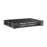 Switch L2, 16 x RJ45 1G PoE, 2 x SFP 1G, 2 x RJ45 1G, Cloud Management - Ruijie Reyee
