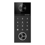 Panou exterior videointerfon TCP/IP 4MP, IR 3m, PIN, PoE, M1, IP65 - HIKVISION - imagine 2